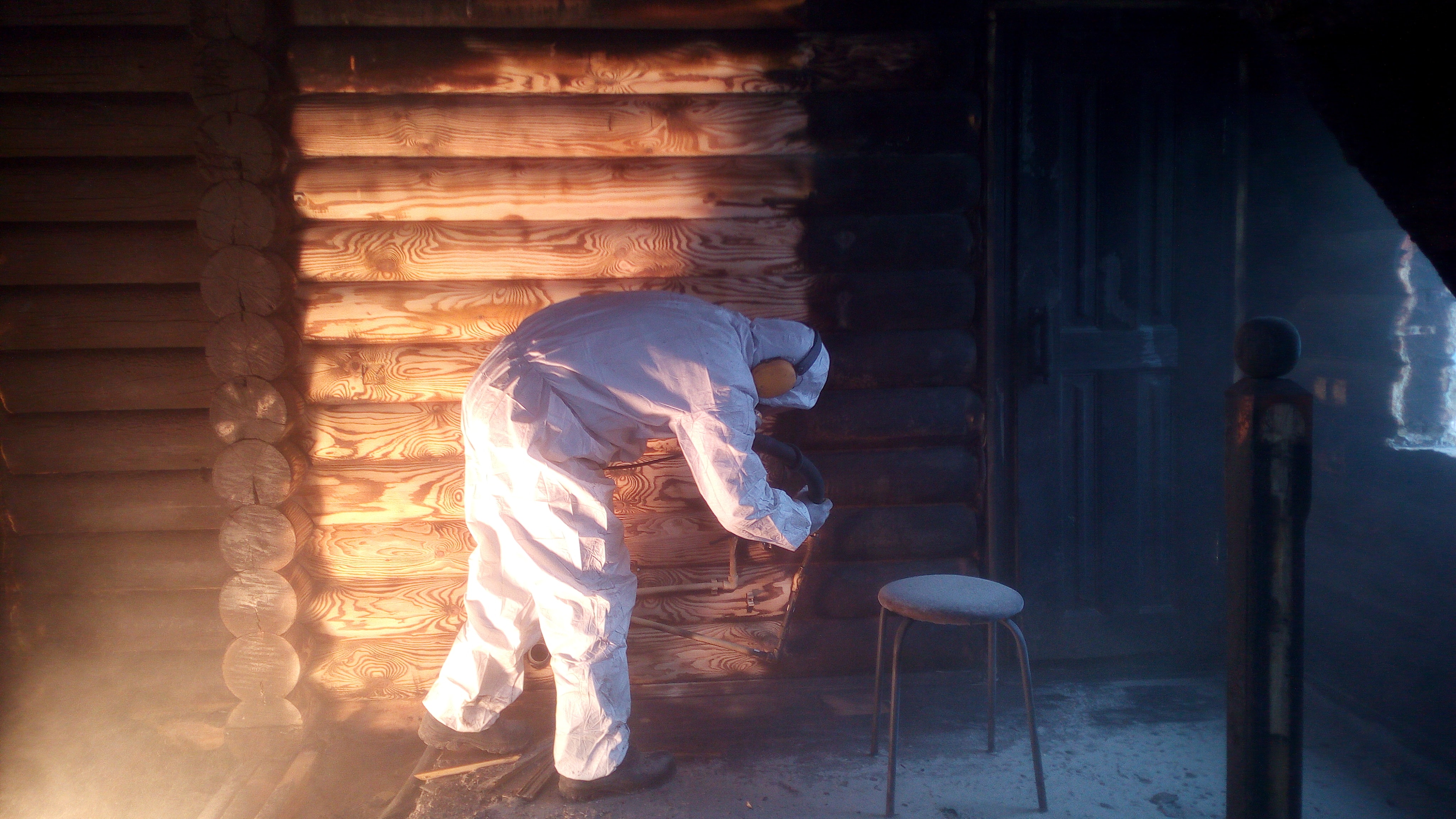 Восстановление после пожара деревянного дома