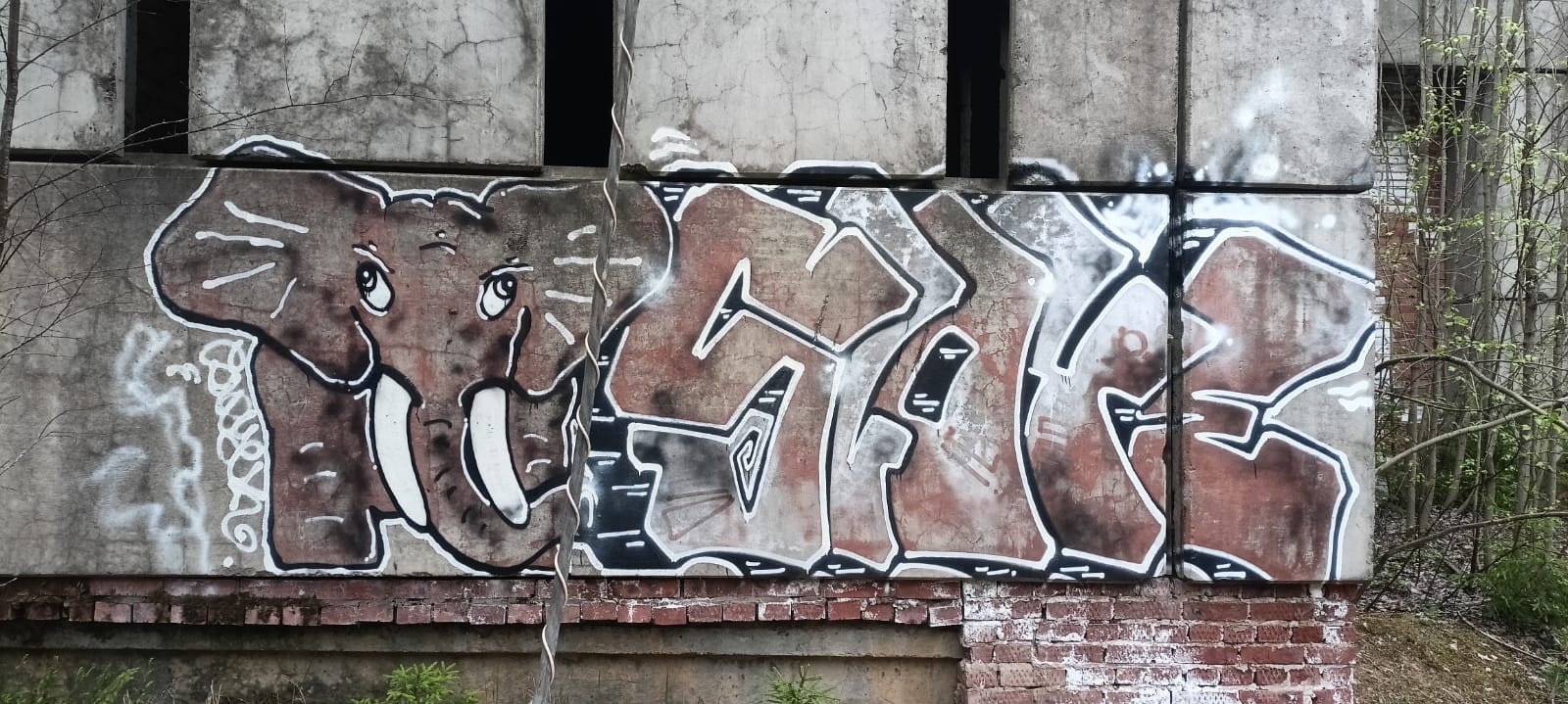 Удаление граффити с фасадов зданий